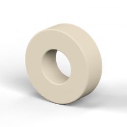 Entretoise lisse plastique polystyrène Ø2,7x6mm pour vis M2,5