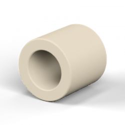 Entretoise lisse plastique polyacétal POM Ø3,1x5mm pour vis M2,5