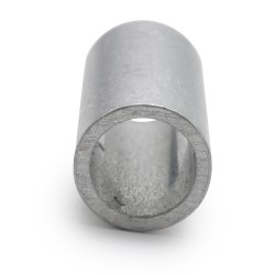 Round aluminium spacer Ø6x8mm for screw M6
