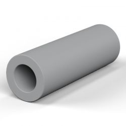 Entretoise lisse plastique PVC Ø3,7x6,4mm pour vis M3,5