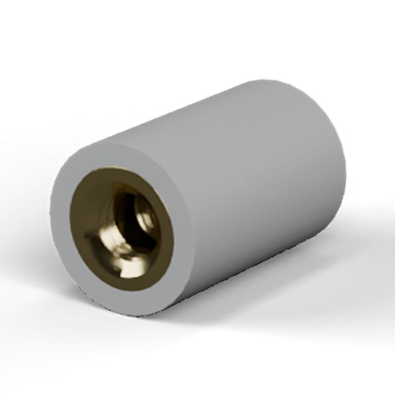 Female/female spacer M3 Plastic PA6.6, brass insert