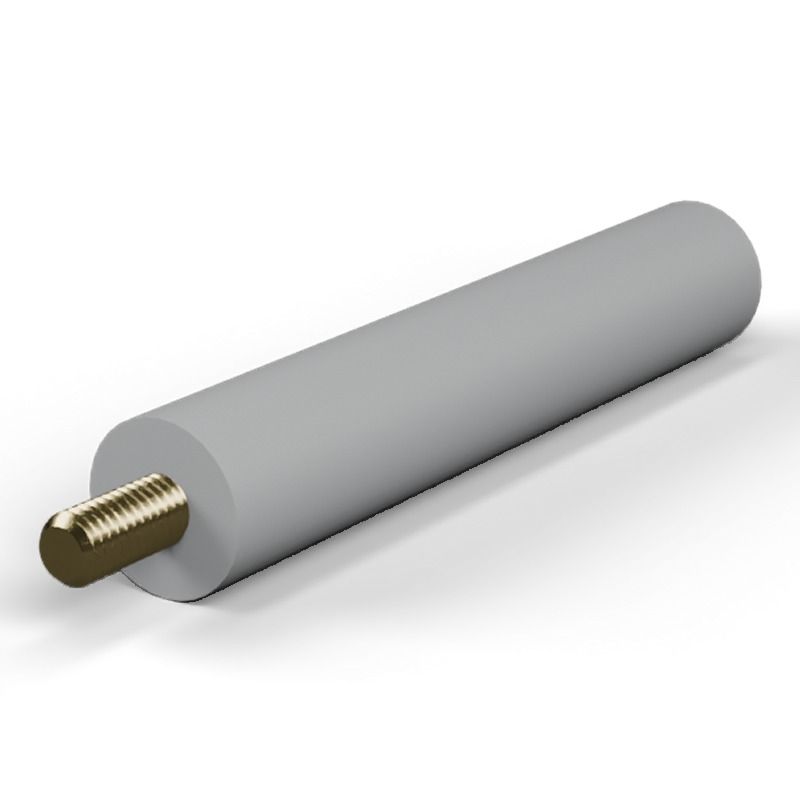 Male/female spacer M5 Plastic PA6.6, brass insert