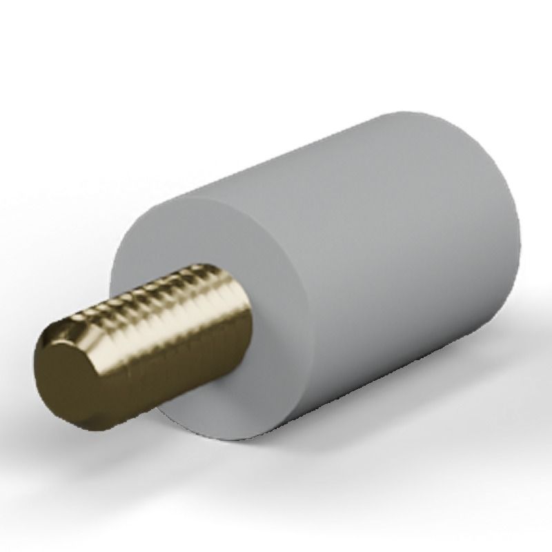 Male/female spacer M3 Plastic PA6.6, brass insert