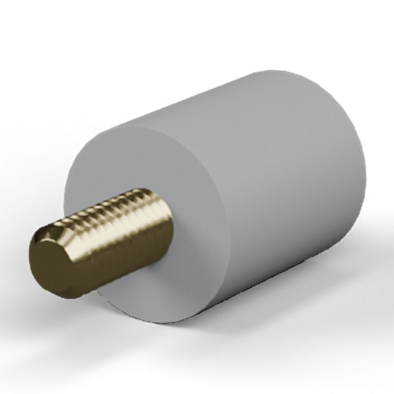 Male/female spacer M3 Plastic PA6.6, brass insert
