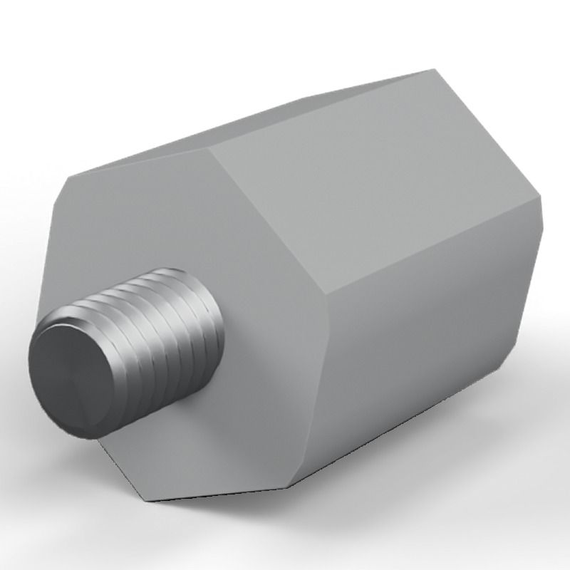 Male/female spacer M8 Plastic polyester, steel insert