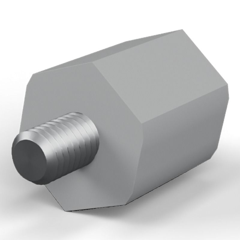 Male/female spacer M5 Plastic polystyrene, steel insert