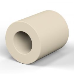 Entretoise lisse plastique Noryl Ø4,2x8mm pour vis M4