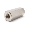 Hexagonal female/female threaded spacer lead-free nickel-plated brass M3 - 5.5 mm across flats