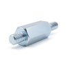 Hexagonal male/male threaded spacer zinc-plated steel M3 - 5.5 mm across flats, 4 and 7 mm studs