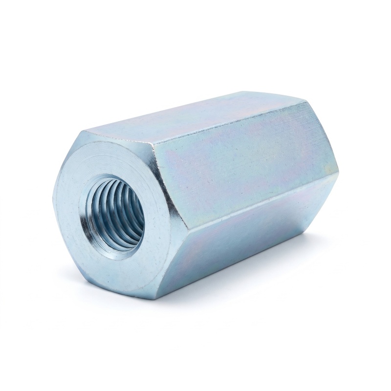 Hexagonal female/female threaded spacer lead-free zinc-plated steel M3 - 6 mm across flats