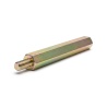 Hexagonal male/female threaded spacer lead-free yellow zinc-plated steel M3 - 5.5 mm across flats