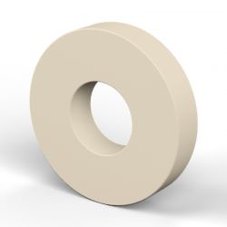 Entretoise lisse plastique polyamide PA6.6 Ø6,2x15mm pour vis M6