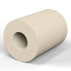 Entretoise lisse plastique polyamide PA6.6 Ø6,3x15mm pour vis M6