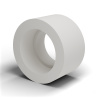 Stepped-bore spacer, natural PA6.6, UL94-V2, Ø6.1 × 10 mm, for M6 screw