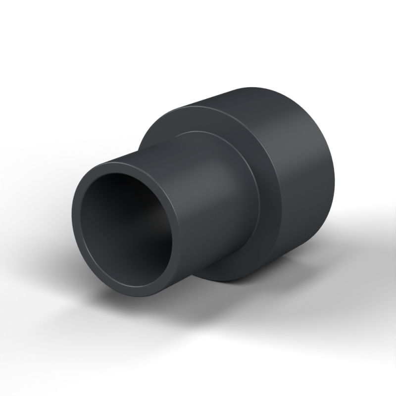 Изолационна втулка с фланец Ø8,2x14mm, високо рамо Ø9,9mm, черен полиамид PA6.6, подсилен със стъклени влакна UL94-HB