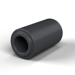 Distanční sloupek s osazením PA6-GF Ø2,2×4 mm, osazení Ø3,1×0,3 mm, M2, UL94-HB