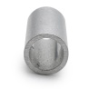 Λείος αποστάτης από αλουμίνιο Ø6x8mm για βίδα M6