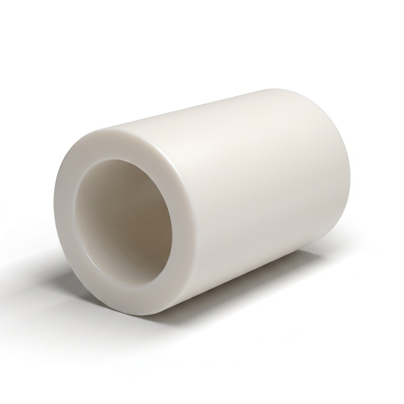 Λείος αποστάτης από πλαστικό πολυαμίδιο PA6 φυσικού χρώματος Ø4,3x6,4mm για βίδα M4