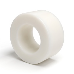 Gladde kunststof afstandsbus polyamide PA6 glasvezelversterkt naturel UL94-HB Ø3,4x6mm voor schroef M3