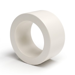 Gladde afstandsbus kunststof polystyreen naturel Ø4,2x6mm voor schroeven M4