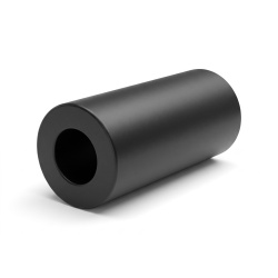 Tulejka dystansowa niegwintowana, poliamid PA6 wzmocniony włóknem szklanym, czarny Ø4,2x8mm, pod śrubę M4