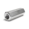 Tulejka dystansowa gwintowana sześciokątna, gwint wew./wew., aluminium, pasywowany M5, SW 8 mm