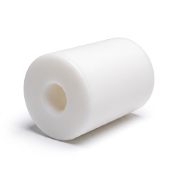 Tulejka dystansowa niegwintowana, poliamid PA6, biały Ø0,71x2,2mm