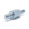 Tulejka dystansowa gwintowana sześciokątna, gwint zew./zew., stal ocynkowana, pasywacja niebieska M3, SW 5,5 mm, L 6 + 8 mm