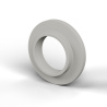 Tulejka izolacyjna z kołnierzem Ø10,2x18mm, niskie osadzenie Ø11,9mm, naturalny poliamid PA6 UL94-V2