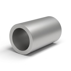 Espaçador liso em aço inoxidável Ø6,6x9mm para parafuso M6