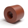 Distanțier neted din plastic poliamidă PA6.6 maro armată cu fibră de sticlă Ø2,2x5mm pentru șurub M2