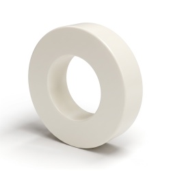 Distanțier neted din plastic poliamidă PA6 naturală Ø3,2x6mm pentru șurub M3