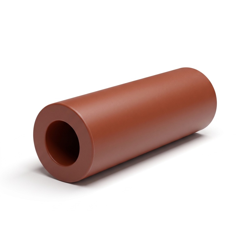 Distanțier neted din plastic, poliamidă PA6.6 armată cu fibră de sticlă, maro, Ø3,4x6mm, pentru șurub M3