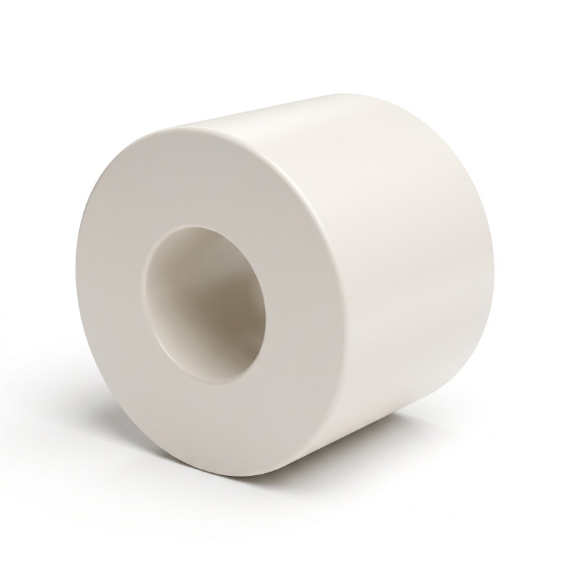Distanțier neted din plastic, polistiren natural Ø3,5x8mm pentru șuruburi M3