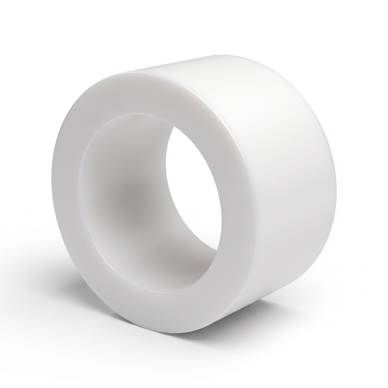 Distanțier neted din plastic poliamidă PA6 armată cu fibră de sticlă, alb, Ø8,2x12mm pentru șurub M8