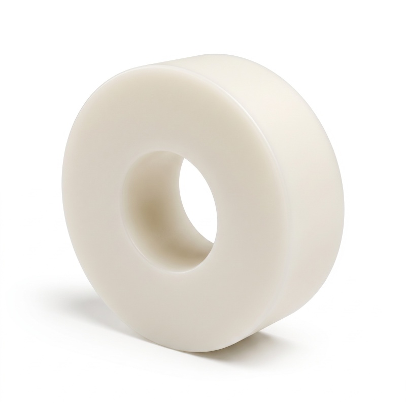 Gladki plastični distančnik iz naravnega poliamida PA6.6 UL94-V2 Ø6,3x15mm za vijake M6