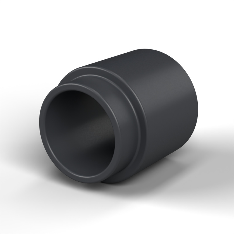 Distančnik z ramo PA6-GF Ø4,2×6 mm, rama Ø5×1,5 mm, za M4, UL94-HB