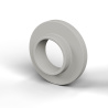 Izolacijska puša s prirobnico Ø4,4x8,7mm, nizka rama Ø5,21mm, naravni poliamid PA6.6 UL94-V0